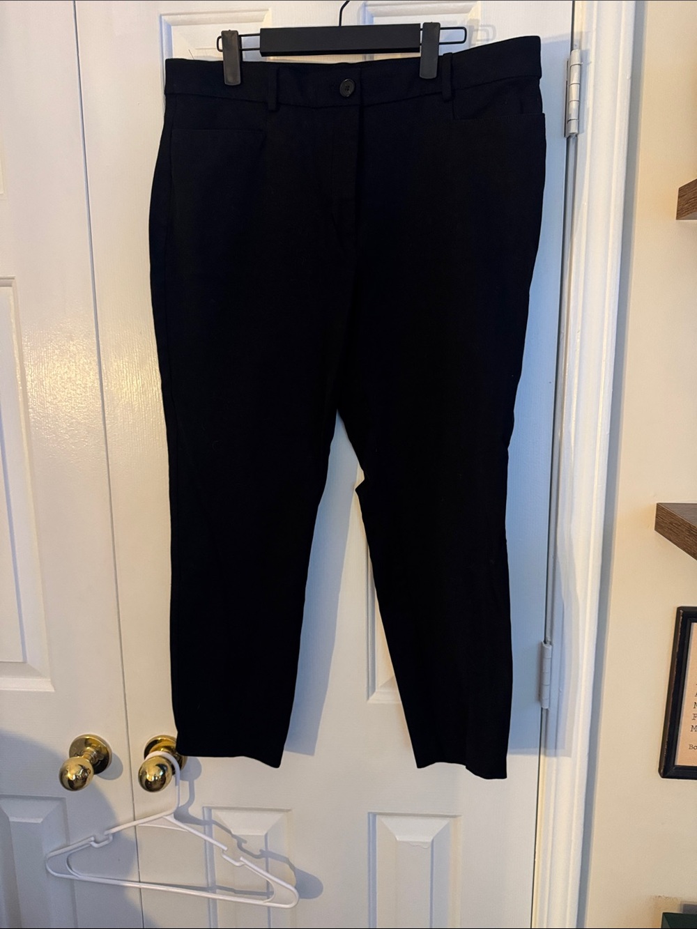LOFT Black Ankle Dress Pants